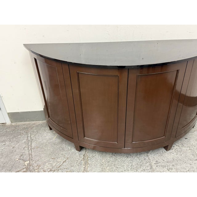 2010s Nancy Corzine Harlequin Demilune Buffet For Sale - Image 5 of 12