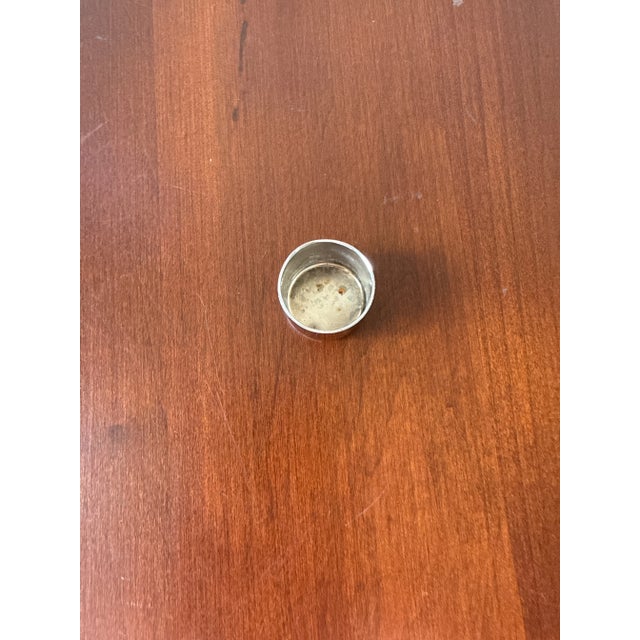 Mid 20th Century Amethyst Glass Cocktail Shaker With Chrome Lid For Sale - Image 11 of 11