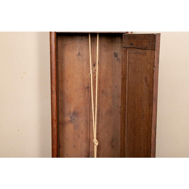 French Antique Sénéchal French Louis XVI Tall Oak Longcase Clock For Sale - Image 3 of 9