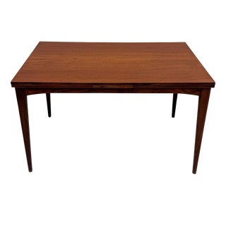 Vintage Scandinavian Extendable Teak Dining Table, 1960s For Sale