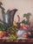 A richly detailed original oil on canvas still life by Cartiff, executed in the classical European tradition. A polished...