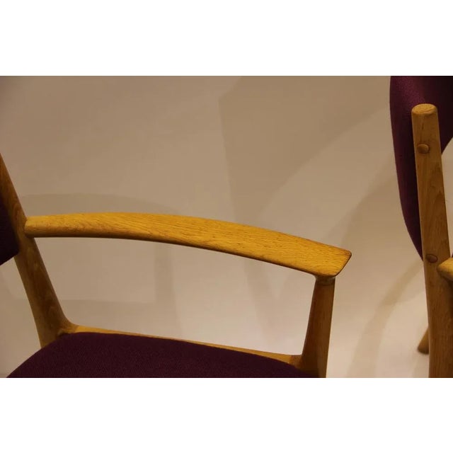 Beige Mid-Century Danish Ash Chair by Kai Lyngfeld Larsen for Søren Wiladsen For Sale - Image 8 of 18
