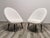 Mid-Century White Wool Armchairs, Set of 2 For Sale - Image 17 of 17
