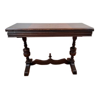 Console Table With Hide Away Dining Table and Draw For Sale