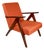 Vintage VAR B-310 Armchair in Orange-Brown Structural Fabric For Sale