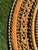 Oval Rattan and Wicker Mirror, 1970 For Sale - Image 11 of 13