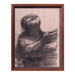 James Joseph Kearns "Despondent Man" Etching For Sale