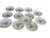 Herand Rothschild Bird Complete Set of 12 6" Porcelain Salad Plates RO/1515 Made in Hungary. Discontinued. 12 Different...