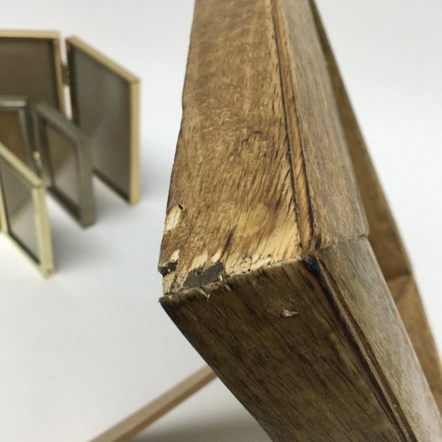 Heavy Vintage Wood Photo Frame 8 X 10 For Sale - Image 11 of 11