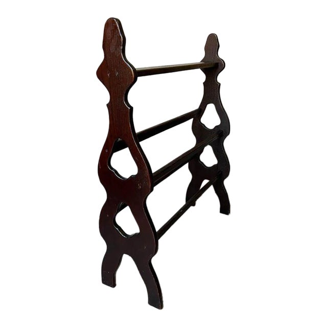 19th Century Victorian Style Quilt Rack Blanket Stand For Sale