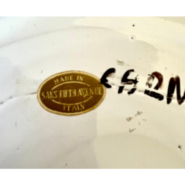 1980s 1980s La Musa Hand Painted Italian Cookie Jar for Saks Fifth Avenue For Sale - Image 5 of 11