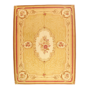 Vintage Chinese Aubusson Rug, 12'00 X 15'03