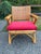 Vintage Mid-Century Modern Rattan Lounge Chair Manufactured by the Company Rattan Art in the Philippines. For Sale - Image 9 of 9
