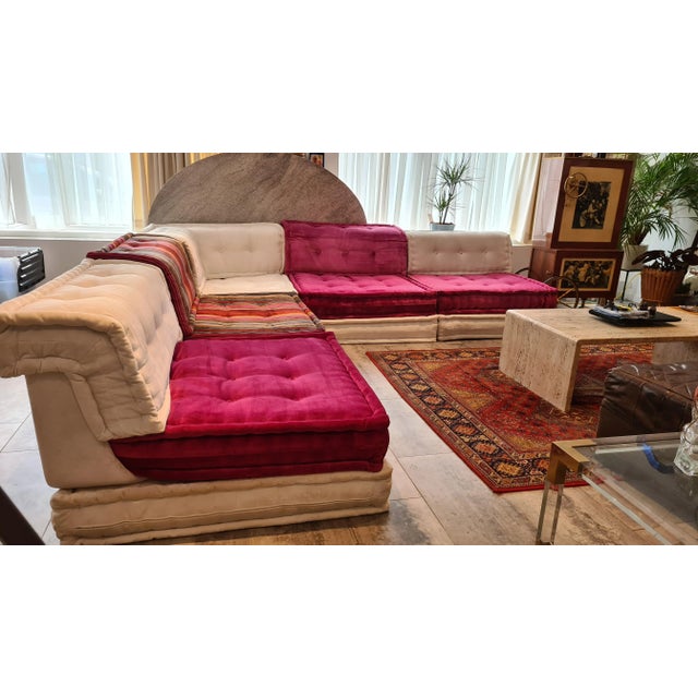 1990s Mah Jong Sectional Sofa from Roche Bobois, Set of 15 For Sale - Image 5 of 14
