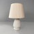 Textile Italian Modern Ananas Shape Table Lamp in White Ceramic, 1970s For Sale - Image 7 of 7