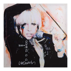 Lady Gaga, Sid Maurer Giclee Print on Canvas