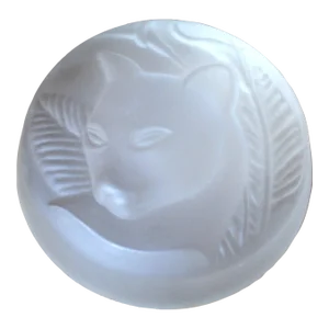 1970s Art Deco Style Glass Panther Paper Weight