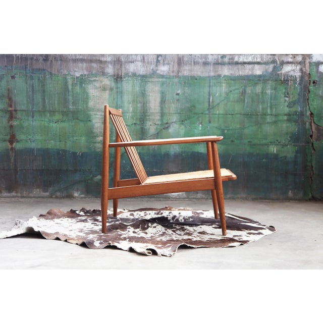 Mid 20th Century Sculptural Danish Modern Style Walnut Lounge Chair Frame in the Manner of Milo Baughman For Sale - Image 11 of 11