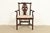 Ethan Allen Georgian Carved Mahogany Armchair For Sale - Image 14 of 14