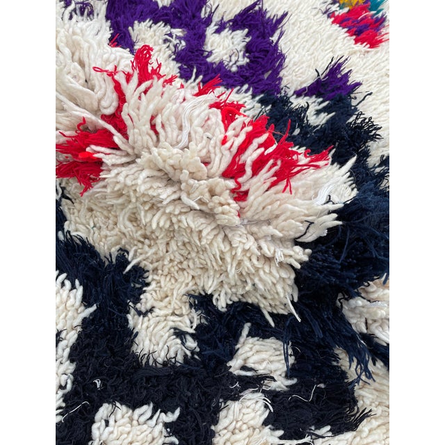 1980s Antique Genuine Berber Wool Rug, 1980's For Sale - Image 9 of 12