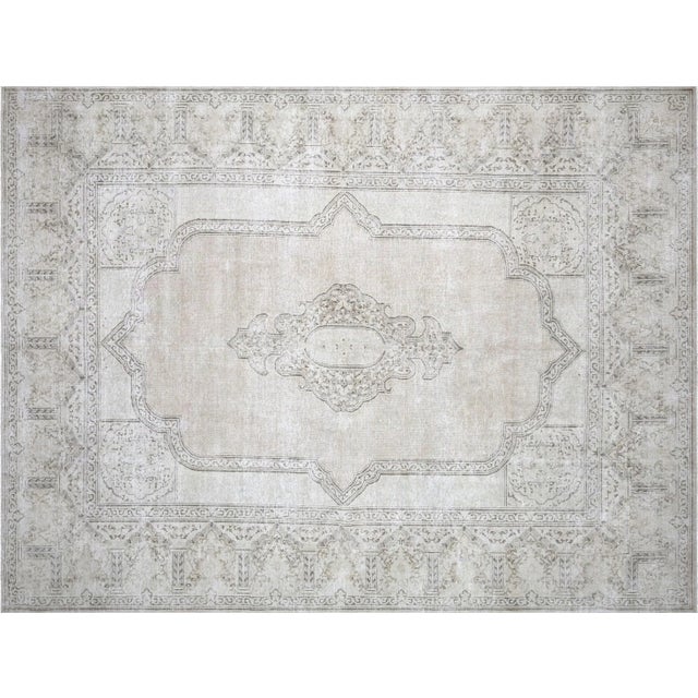 Textile 1960s Persian Kerman Rug For Sale - Image 7 of 7