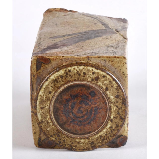 Tall Vintage Studio Pottery Lidded Storage Stash Jar For Sale - Image 12 of 13