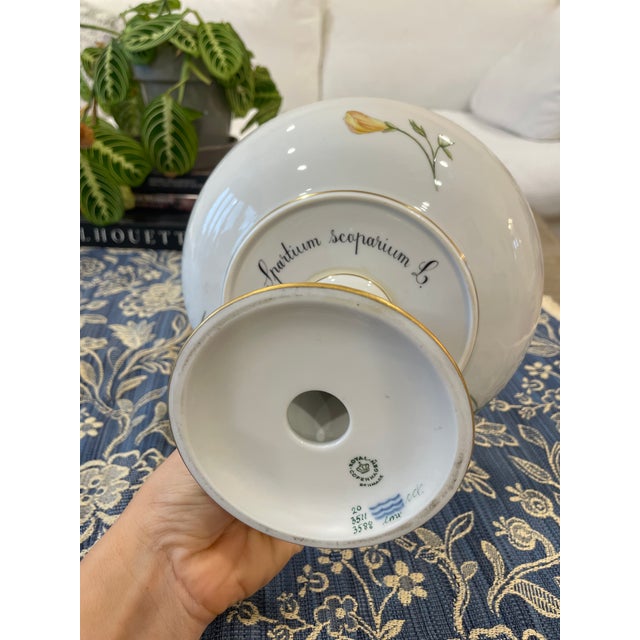 1970s Royal Copenhagen "Flora Danica" Round Compote For Sale - Image 11 of 12