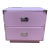 Dixie Furniture Pink Campaign Campaigner Nightstand 1970s For Sale