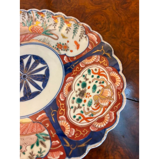 Antique Japanese Meiji Imari Oval Porcelain Dishes, 1900, Set of 2 For Sale - Image 9 of 16