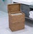 Brown Artifacts Rattan Rectangular Hamper with Hinged Lid in Honey Brown For Sale - Image 8 of 9