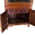 Early 20th Century Vintage Asian Chinoiserie Lacquered Wood Tall Cabinet With Brass Decorative Panels For Sale - Image 5 of 8