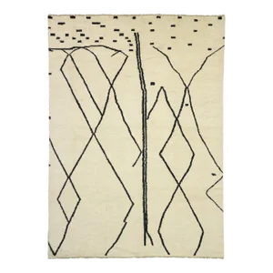 Large Moroccan Style Area Rug - 10'02 X 13'10