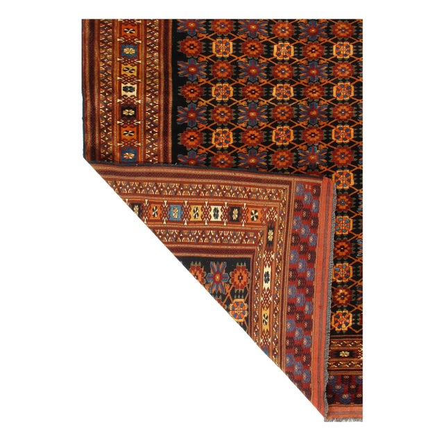 Afghan Kazak Design Rug. Handmade Hand-knotted Very Practical for High Traffic Hand-Spun Lamb's Wool on a Cotton...