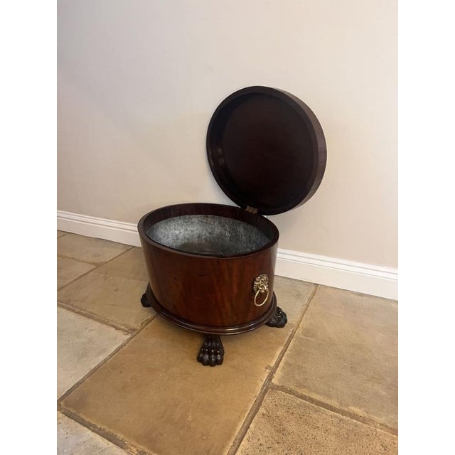 Antique George III Mahogany Wine Coolers, 1800s, Set of 2 For Sale - Image 14 of 18