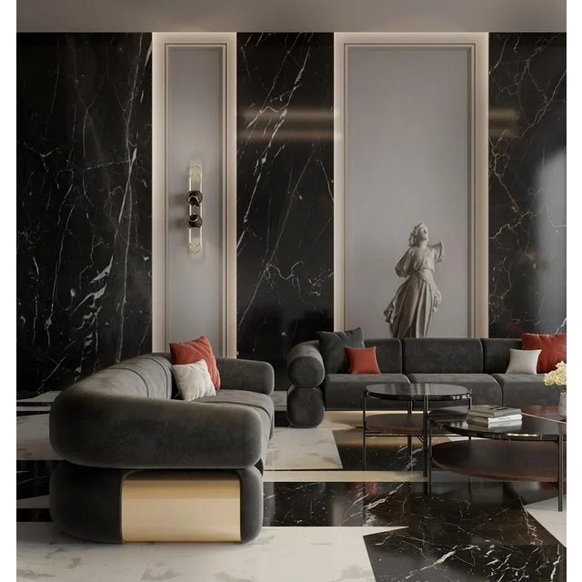 Black Neil Wall Light by Delightfull For Sale - Image 8 of 10