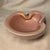 Mid-Century Modern Vintage Alfredo Barbini Pink Cased Art Glass Dish With Aventurine Gold Flecks 2 LBS For Sale - Image 3 of 6