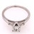 14 Karat White Gold Engagement Ring 0.75 Total Diamond Weight For Sale - Image 10 of 11