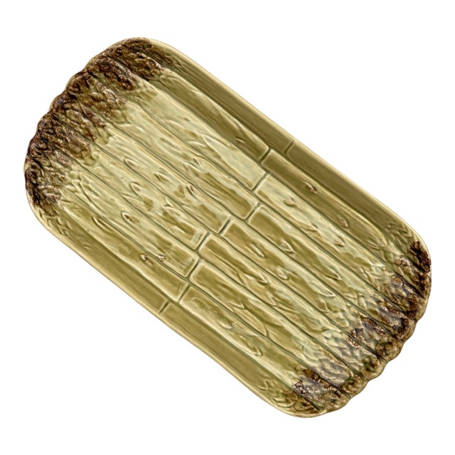 Vintage Bordallo Pinheiro Asparagus Tray For Sale