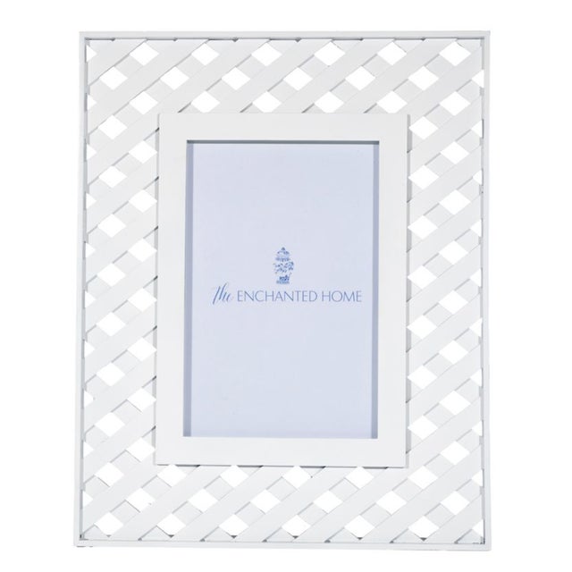 White Lattice Frame For Sale