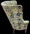 Early 20th Century English Wingback Chair in the Edwardian Tradition For Sale - Image 12 of 13