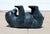 Vintage Rustic Black Bear Glass Coffee Table – Sculptural Wildlife Cocktail Table, Circa 1970s For Sale - Image 10 of 16