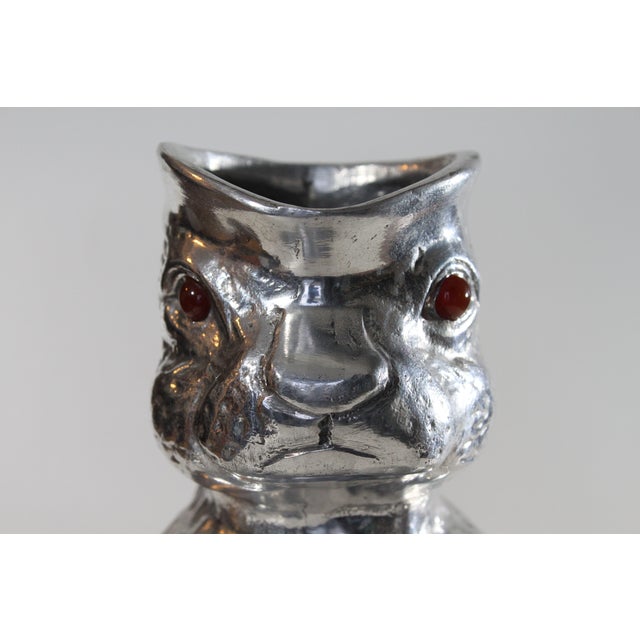 Vintage 1970's Arthur Court Aluminum Rabbit Pitcher Chairish