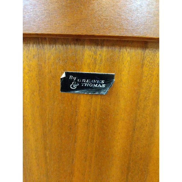 Vintage Mid Century Modern Teak Credenza by Greaves & Thomas For Sale - Image 11 of 11