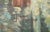 Vintage European Street Scene Original Oil Painting Signed J. Turner For Sale - Image 4 of 18