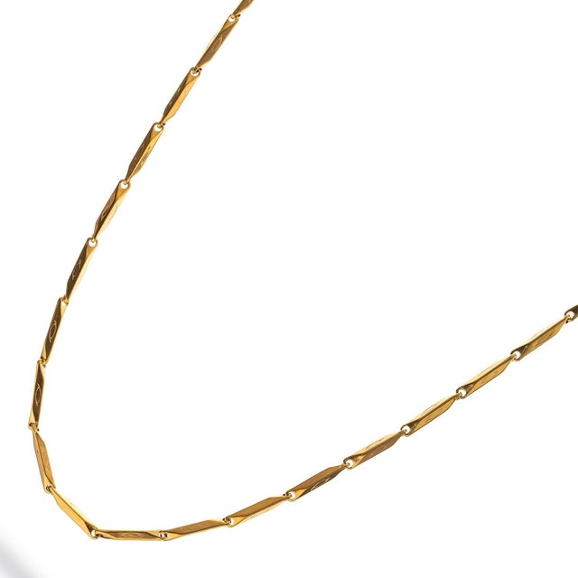Golden Strength Men’s Chain Necklace For Sale - Image 4 of 8