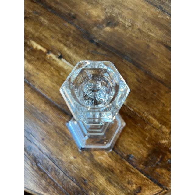 1990s Tiffany and Co. Plymouth Pattern 8" Candlestick Holder For Sale - Image 5 of 10