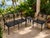 Authentic vintage 3-piece mid-century cast aluminum patio set attributed to Molla Inc. Features the highly coveted...