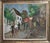 Roland Dubuc, Strollers in Montmartre, 1960s, Oil Painting on Canvas, Framed For Sale - Image 16 of 16