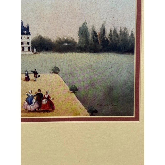 American Mid 20th Century The First Ascent by a Woman Hot Air Balloon Print by Alexandra Churchill For Sale - Image 3 of 8