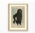 Atelier Aria Lumae Arts and Crafts Style Black Standard Poodle Dog Silhouette Geometric Lithograph Fine Art Gallery Board Print 18 X 24 For Sale - Image 9 of 15